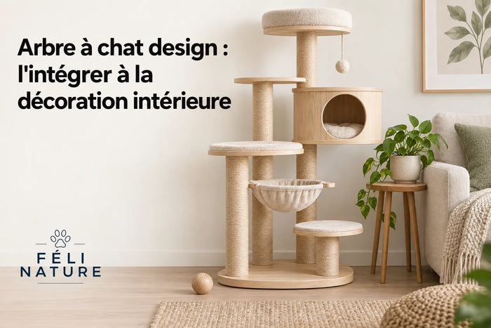Arbre à chat design : l'intégrer à la décoration intérieure