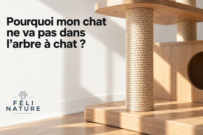 Pourquoi mon chat ne va pas dans l'arbre à chat ?
