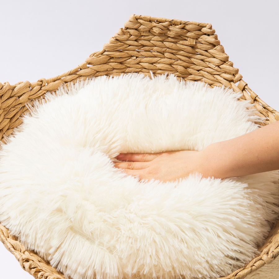 Détail texture jacinthe d'eau et sisal — Le Fortis