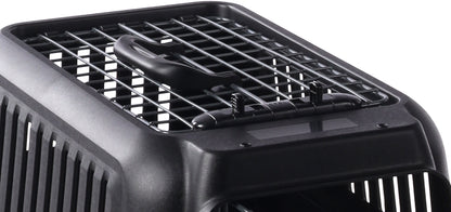 Cage de transport noire pour chat