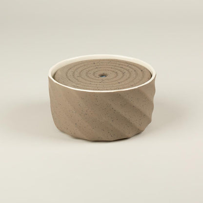 Fontaine à eau en céramique pour chat, marron