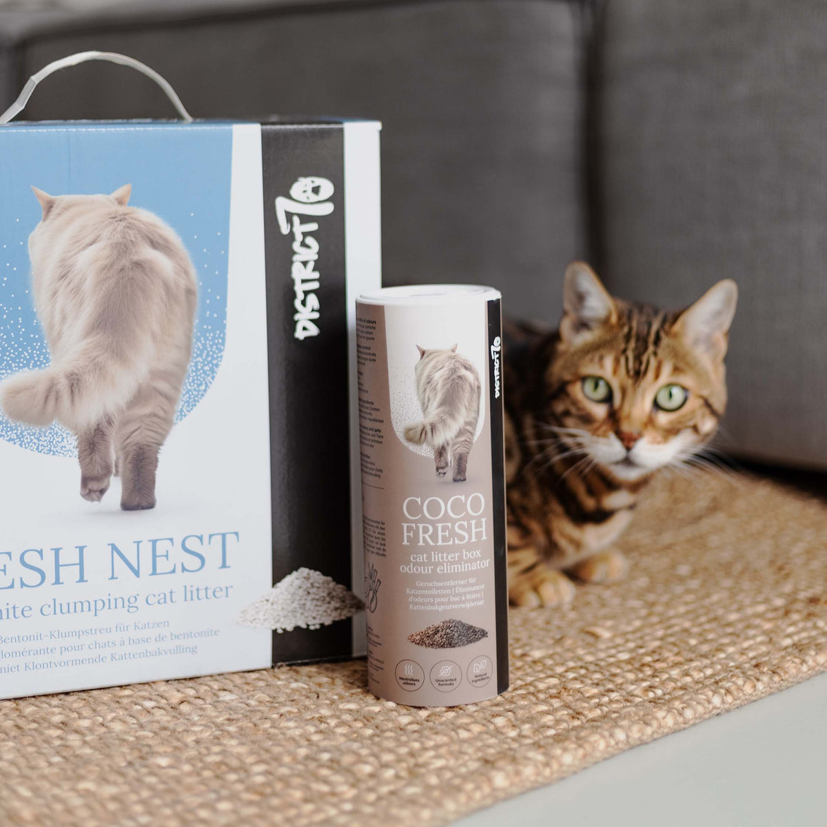 Désodorisant naturel pour litière de chat