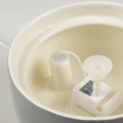Pompe USB de la fontaine à eau en céramique pour chat