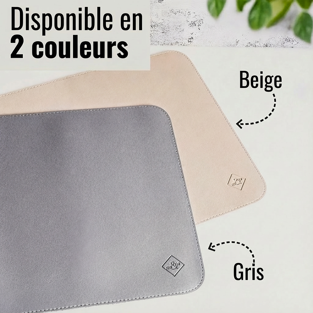 Tapis de gamelle en cuir vegan - Chat I FéliNature.