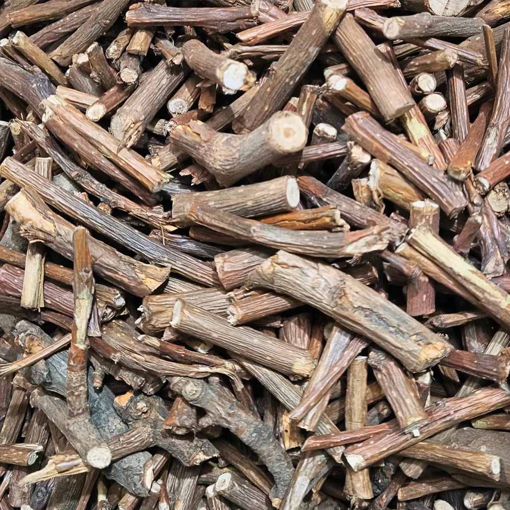 Détail du bois de poirier récupéré