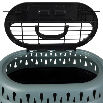 Panier de transport pour chat vert