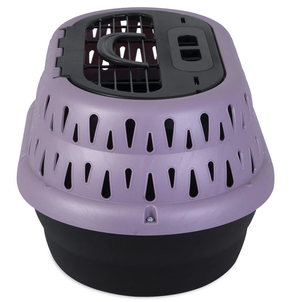 Panier de transport pour chat violet