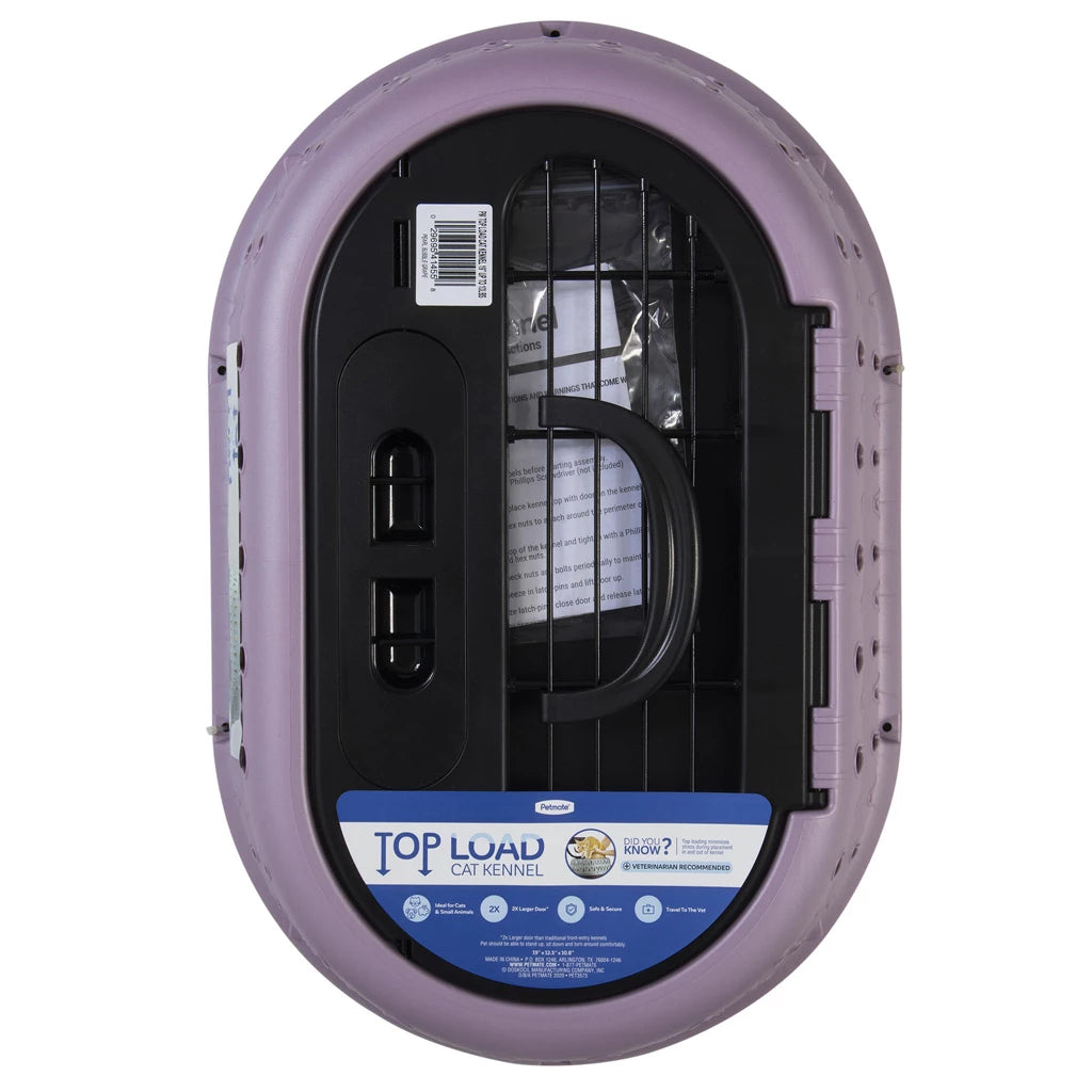Panier de transport pour chat violet