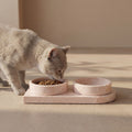 Ensemble Gamelles en Marbre pour Chat | Élégance Naturelle - FéliNature