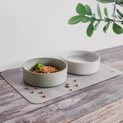 Tapis de gamelle en cuir vegan - Chat I FéliNature.