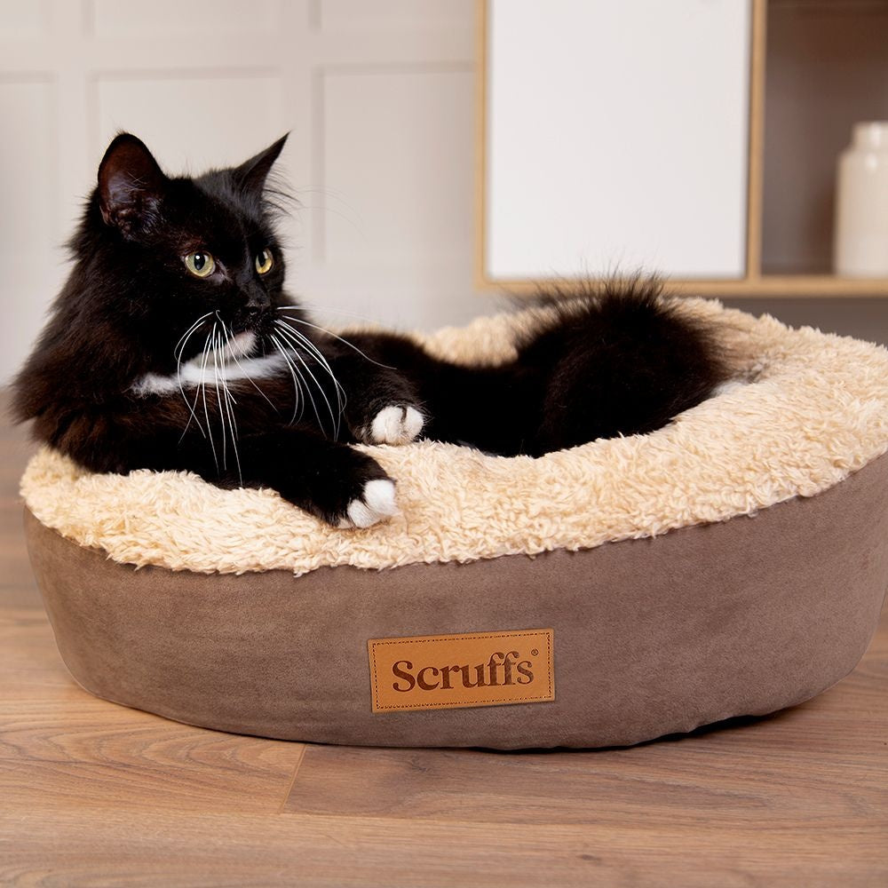 Panier rond pour chat Scruffs