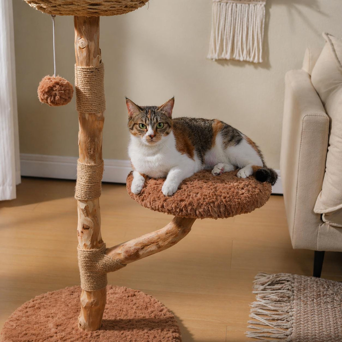 Arbre à chat en bois L'Orée
