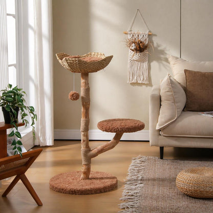Arbre à chat en bois L'Orée