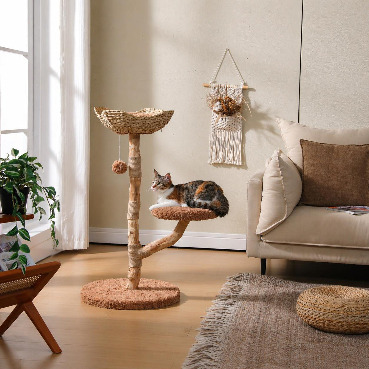 Arbre à chat en bois L'Orée